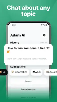 Adam AI android App screenshot 0