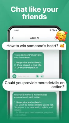 Adam AI android App screenshot 2